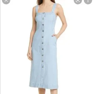 white christmas dresses Club Monaco Beige Linen Blend Button-Front Maxi Dress  SilkRoll